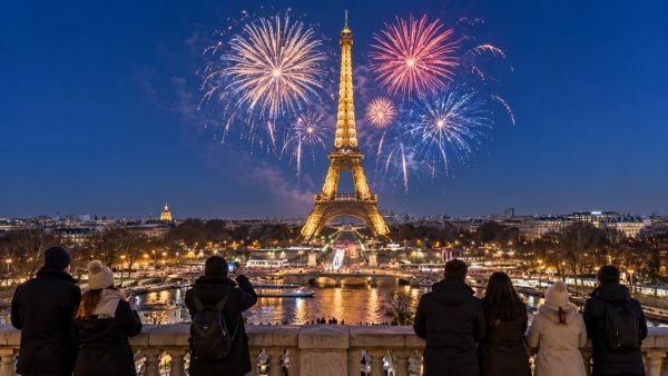 Où voir des feux d'artifice pour le Nouvel An 2026 ?